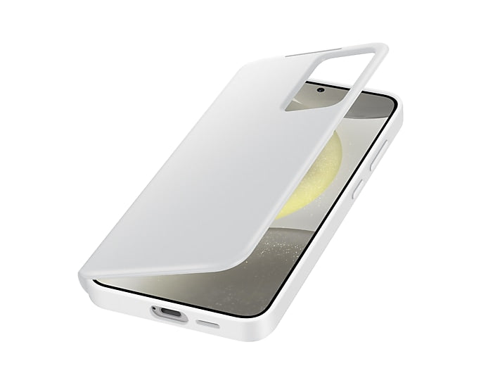 Samsung Galaxy S24 Plus Smart View Wallet Case | White Samsung Galaxy S24 Plus Smart View Wallet Case | White